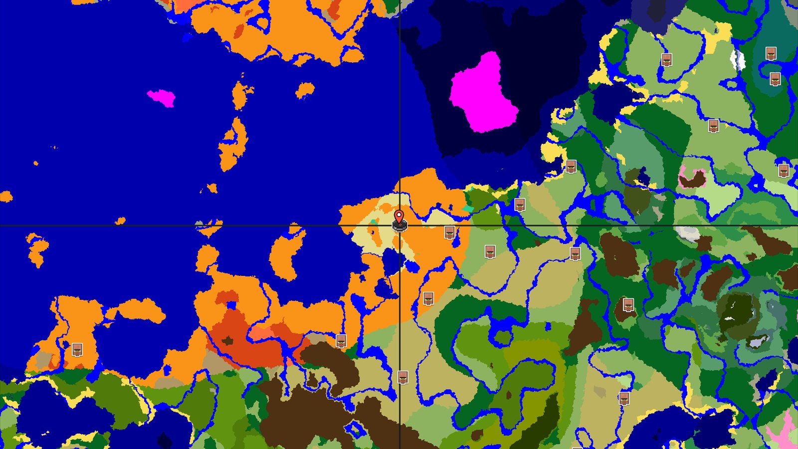 Desert Spawn with Nearby Mineshaft and Coastal Views — Minecraft seed preview