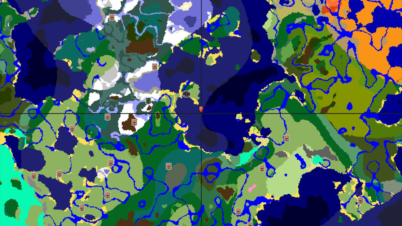 A Coastal Start with Distant Mountain Vistas — Minecraft seed preview