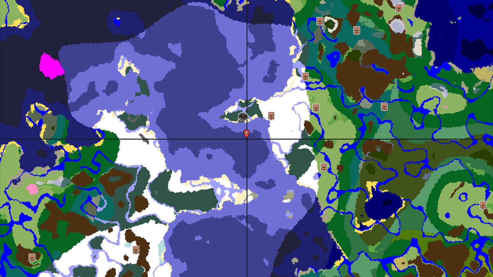 Spawn in Snowy Taiga, near a Mineshaft and Trial Chambers — Minecraft seed preview