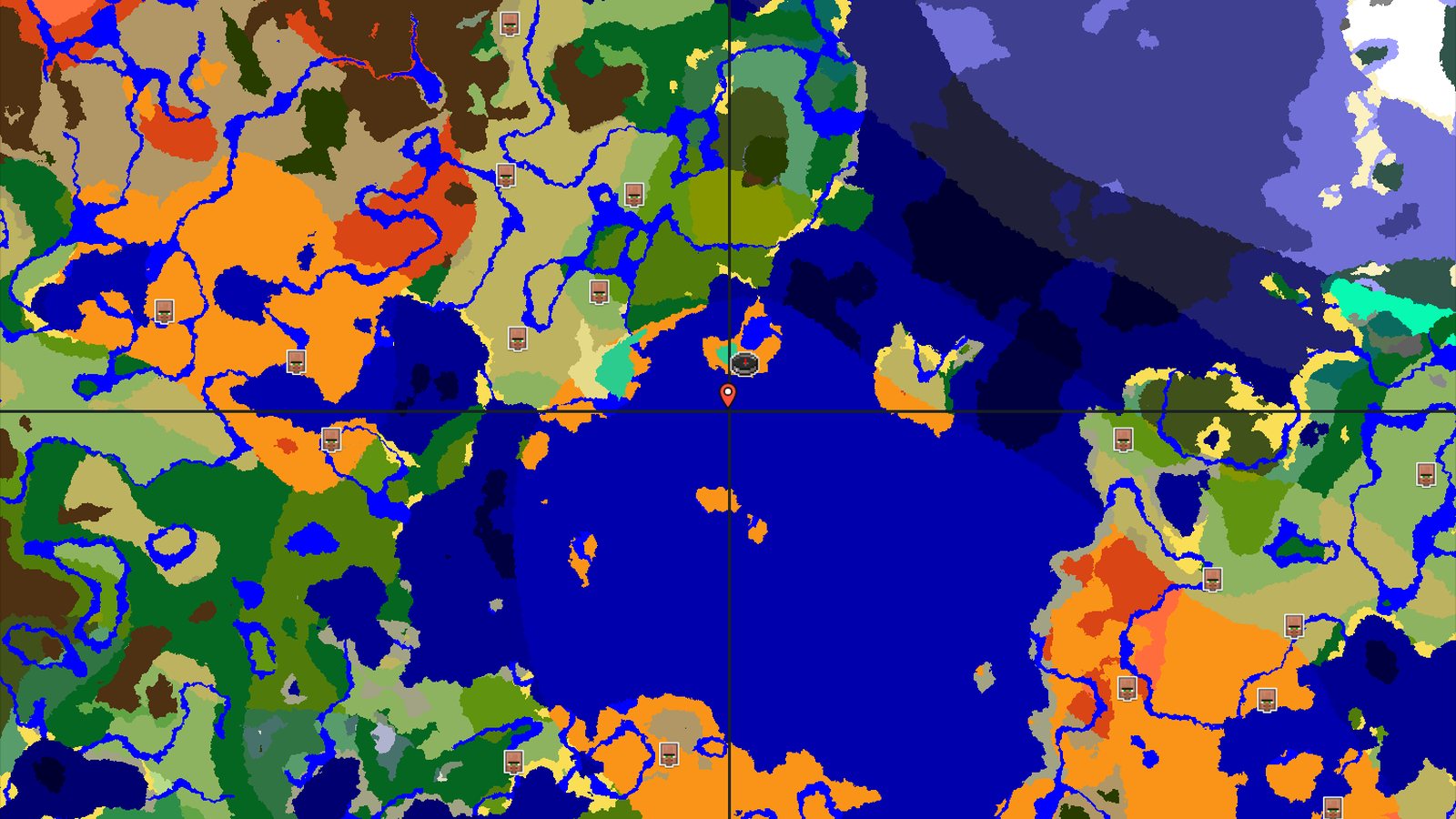 Spawn in Desert, Shipwreck and Mineshaft are Both Close — Minecraft seed preview