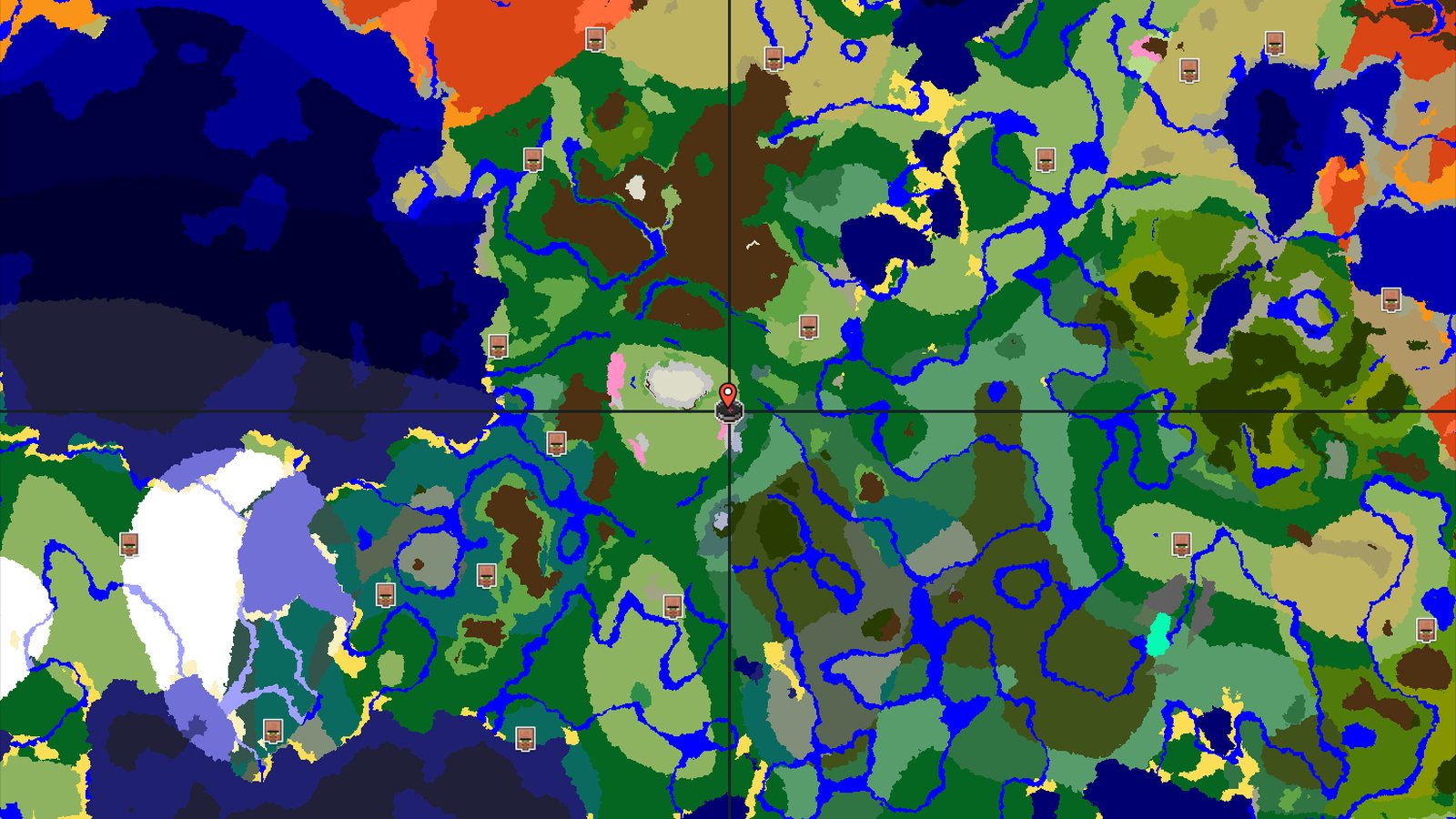 A Mountainous Start with Nearby Cherry Blossoms — Minecraft seed preview