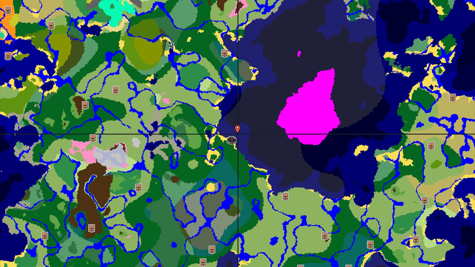 Mushroom Fields Near Coastal Spawn — Minecraft seed preview