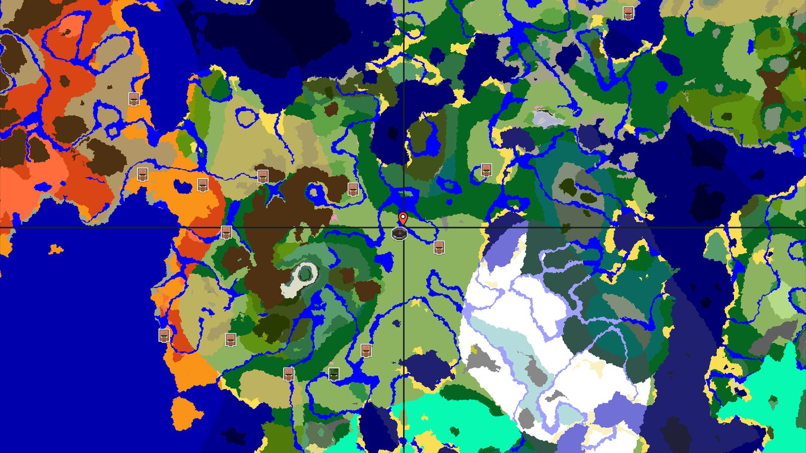 Spawn in a Plains, Explore a Diverse World — Minecraft seed preview