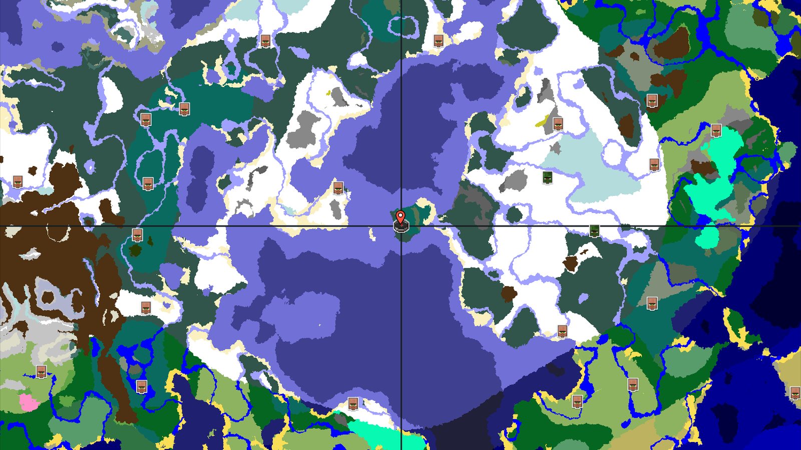 Taiga Island Spawn With Close Ruined Portal — Minecraft seed preview