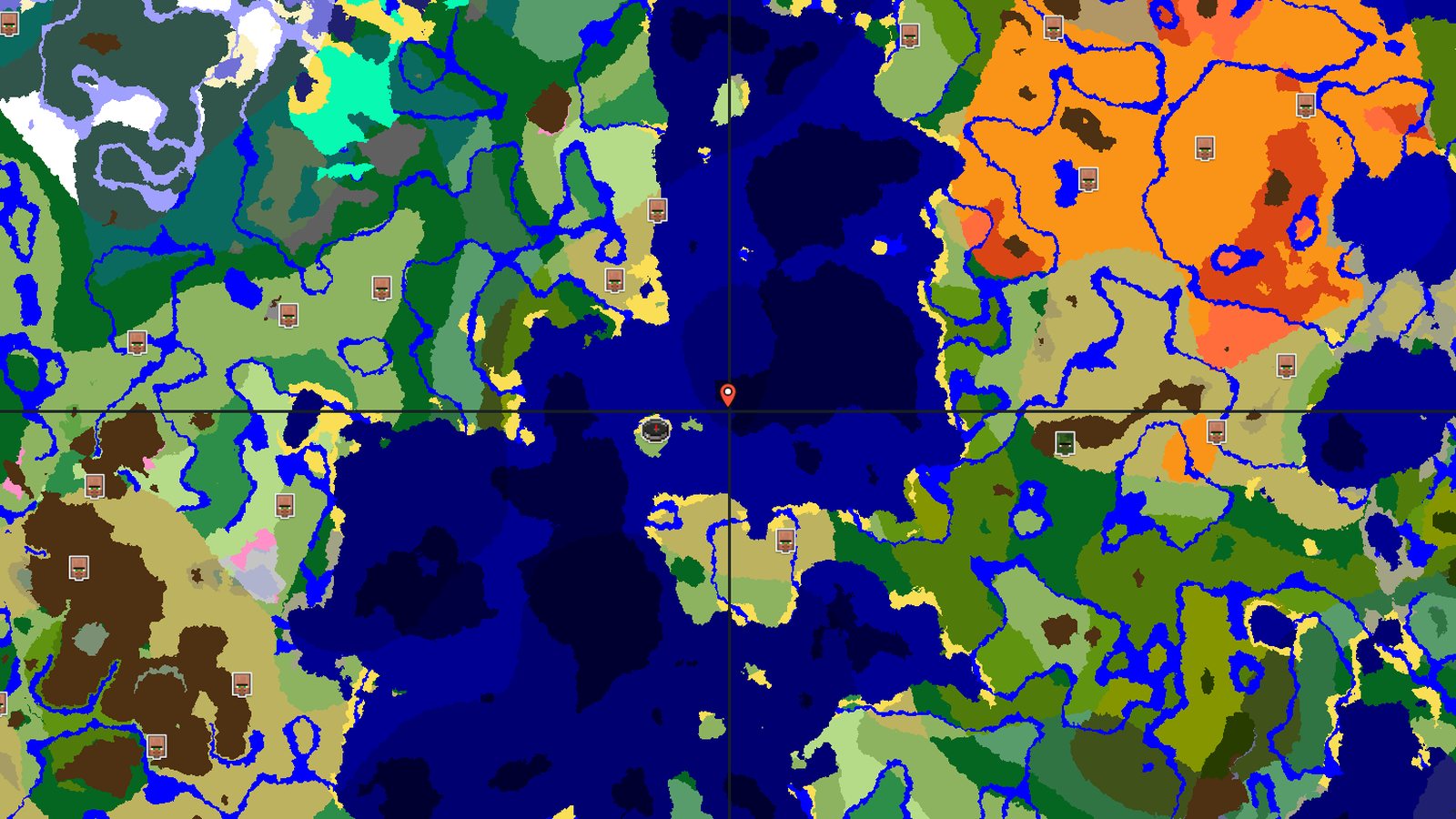 Plains Island with a Shipwreck — Minecraft seed preview