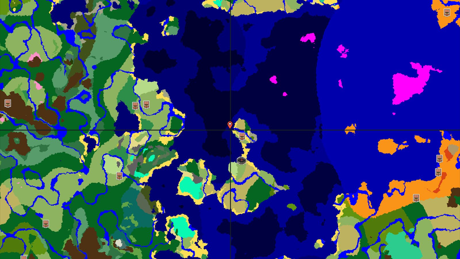 Island Spawn with Nearby Trial Chambers — Minecraft seed preview