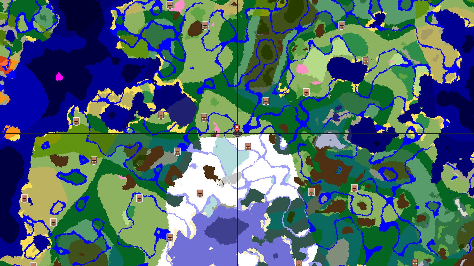 Dappled Forest and Ice Spikes — Minecraft seed preview