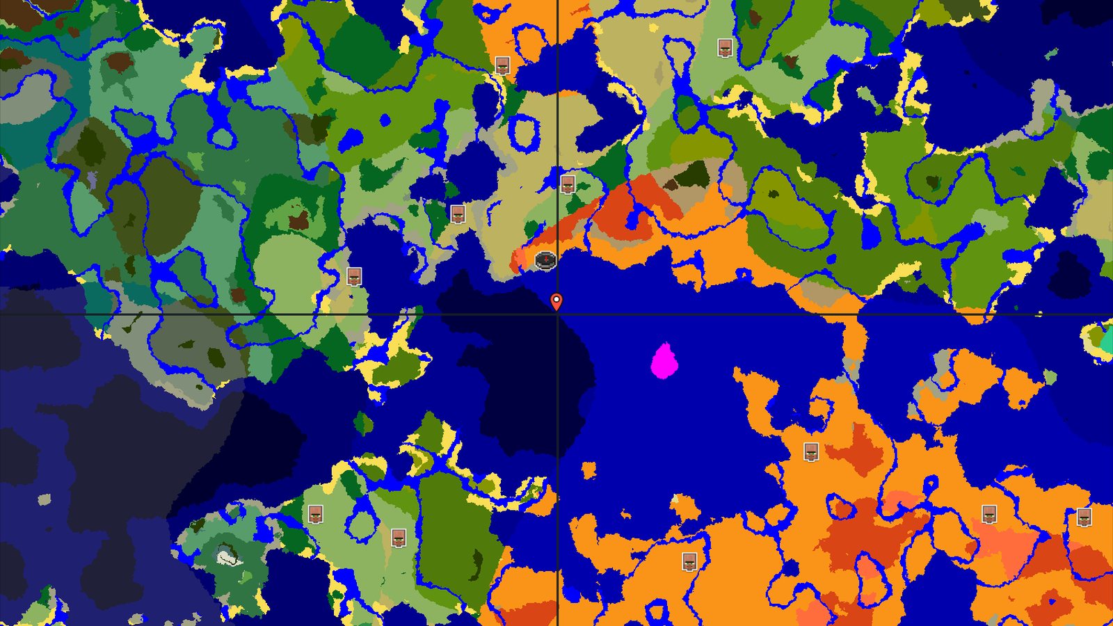 Desert Spawn with Nearby Trial Chambers — Minecraft seed preview