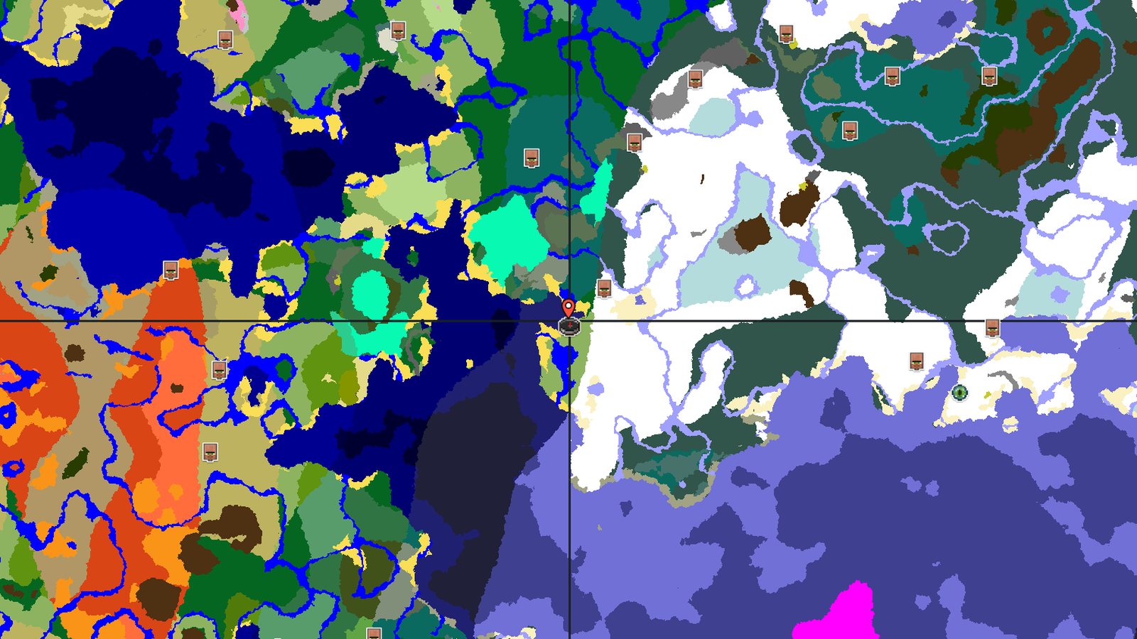 Dappled Forest and Cold Ocean Shores — Minecraft seed preview