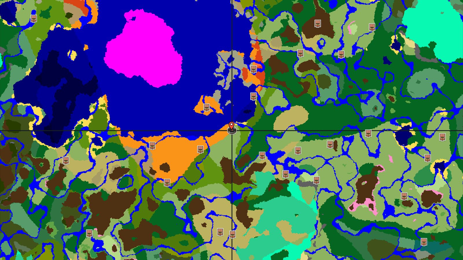 Spawn in Plains with Ocean and Desert Nearby — Minecraft seed preview