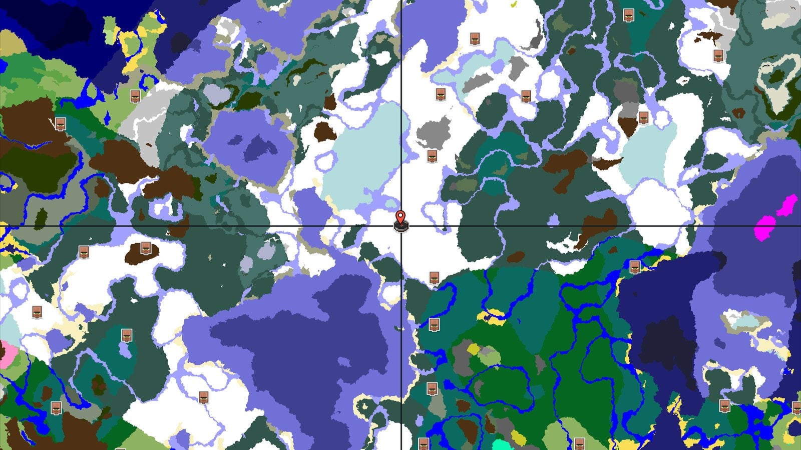 Ice Spikes and Igloo Near a Snowy Spawn — Minecraft seed preview