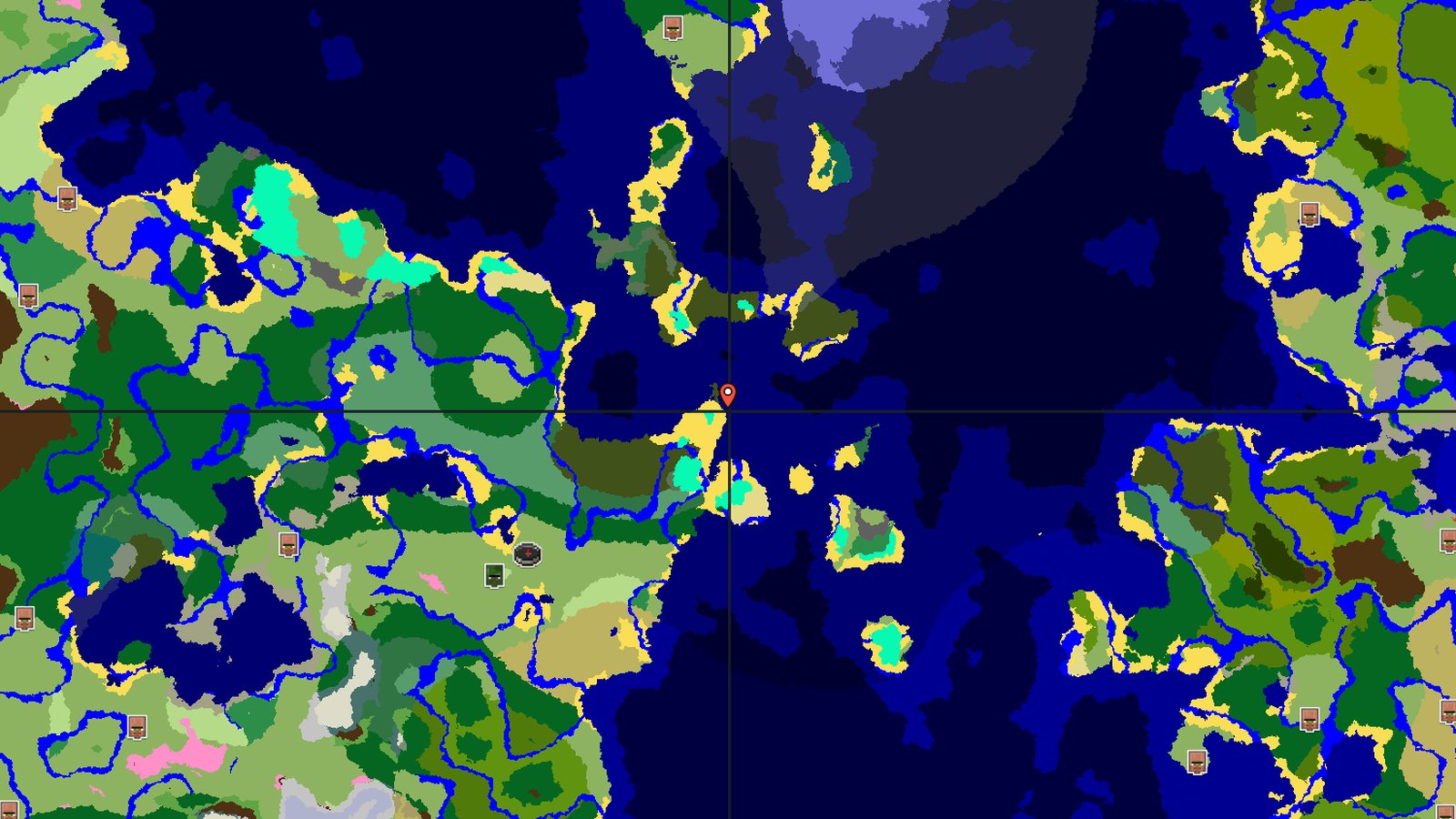 Lake and an Abandoned Village — Minecraft seed preview