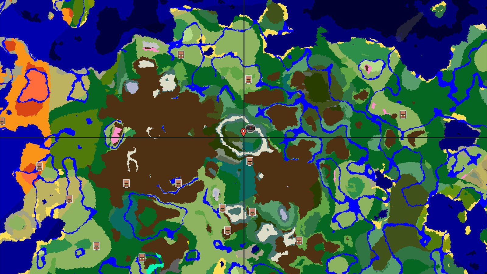 Spawn in a Grove, With Mountains and Mineshafts Nearby — Minecraft seed preview