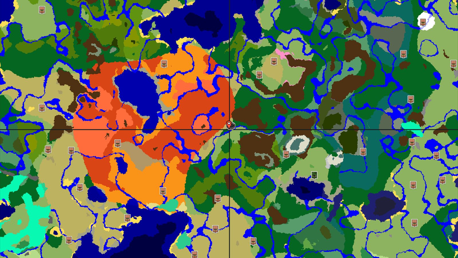 A Lush Forest Start With Nearby Badlands — Minecraft seed preview