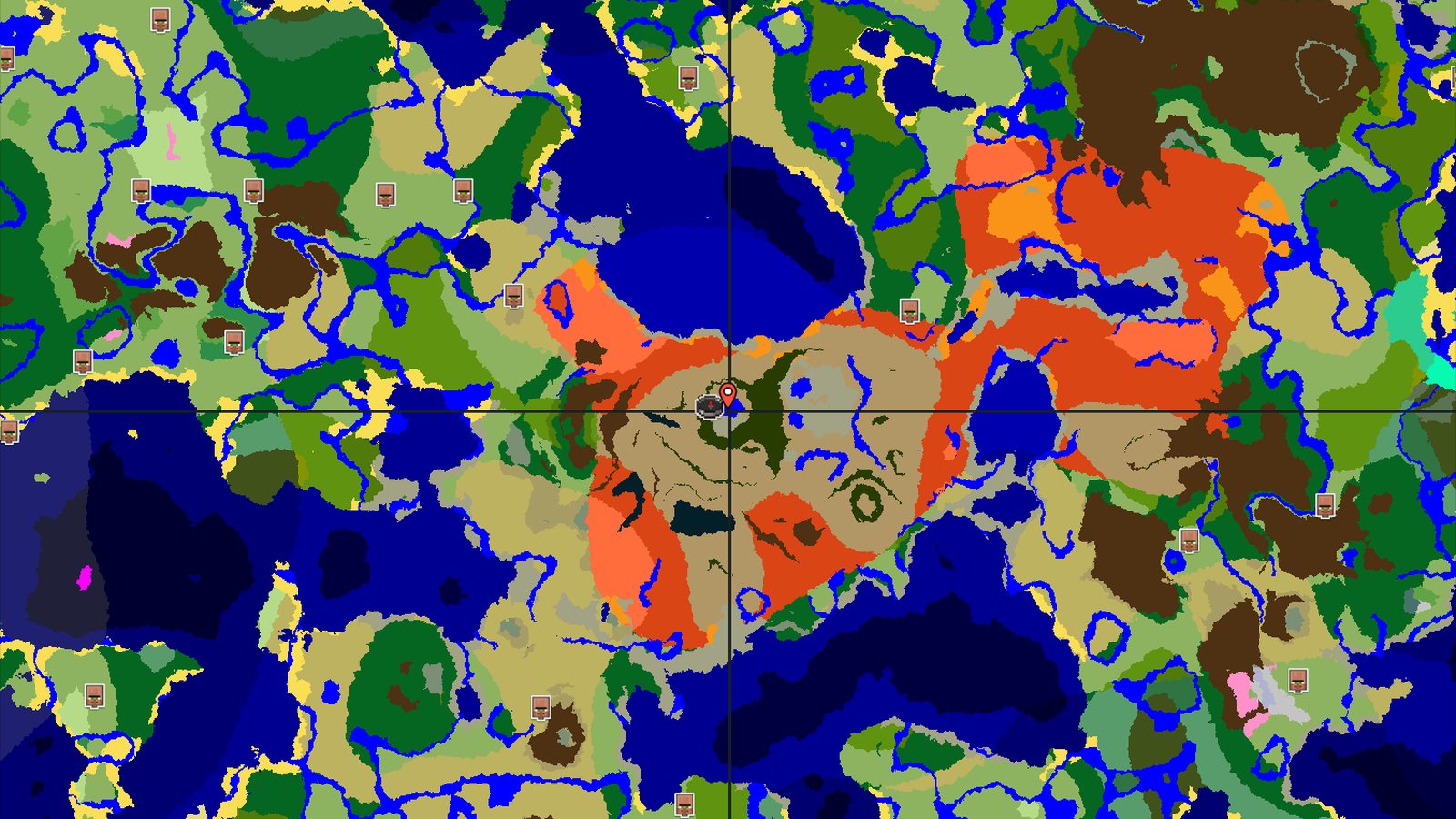 Wooded Badlands Hills with a Deep Dark Secret — Minecraft seed preview