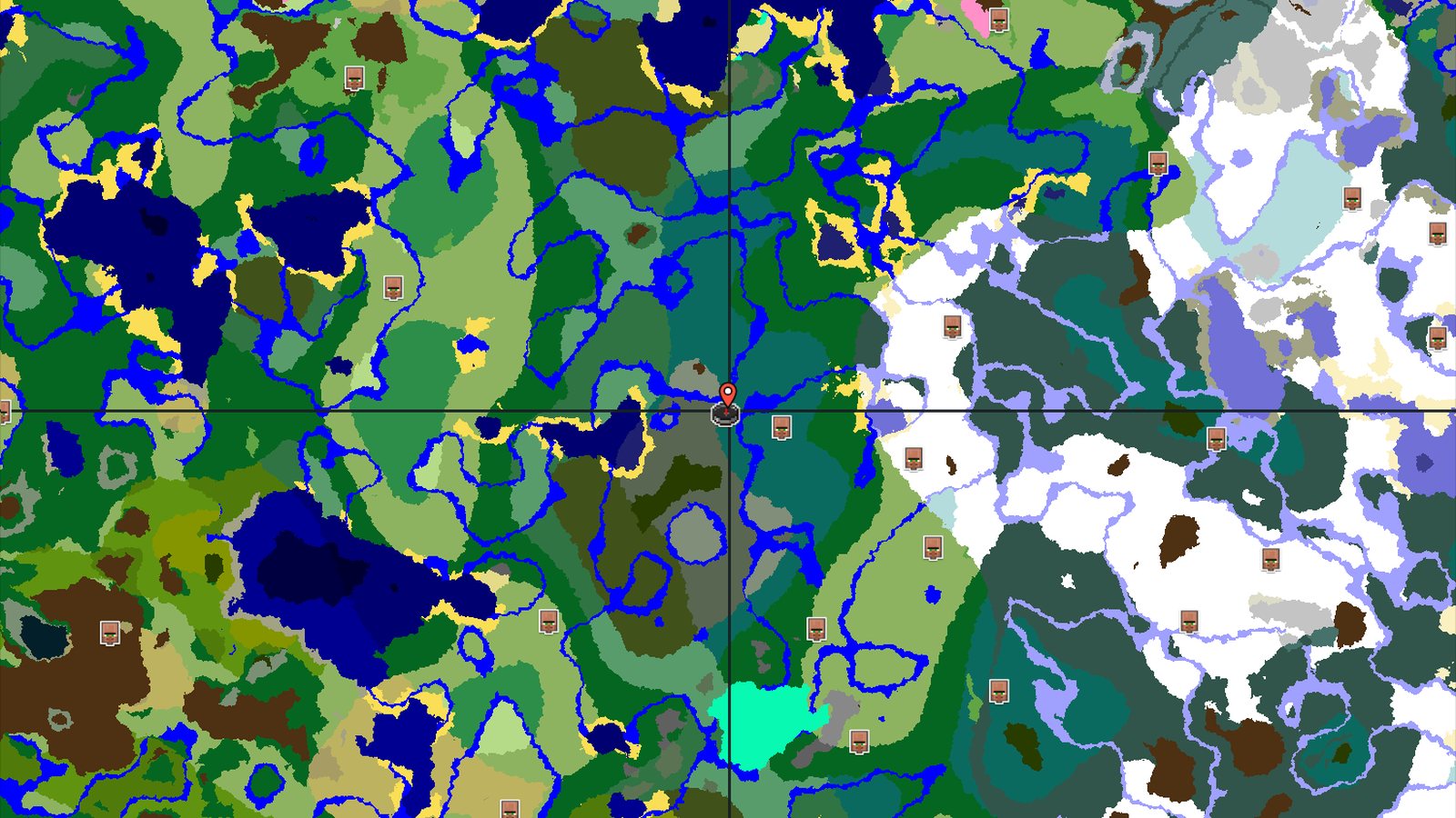 A Taiga World with Close Underground Gems — Minecraft seed preview