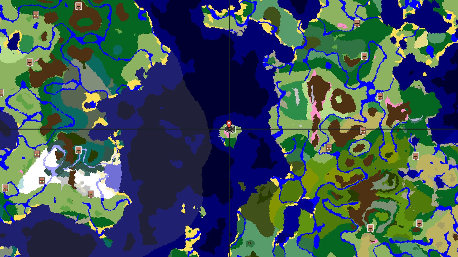 An Island Start with a Nearby Cherry Grove — Minecraft seed preview