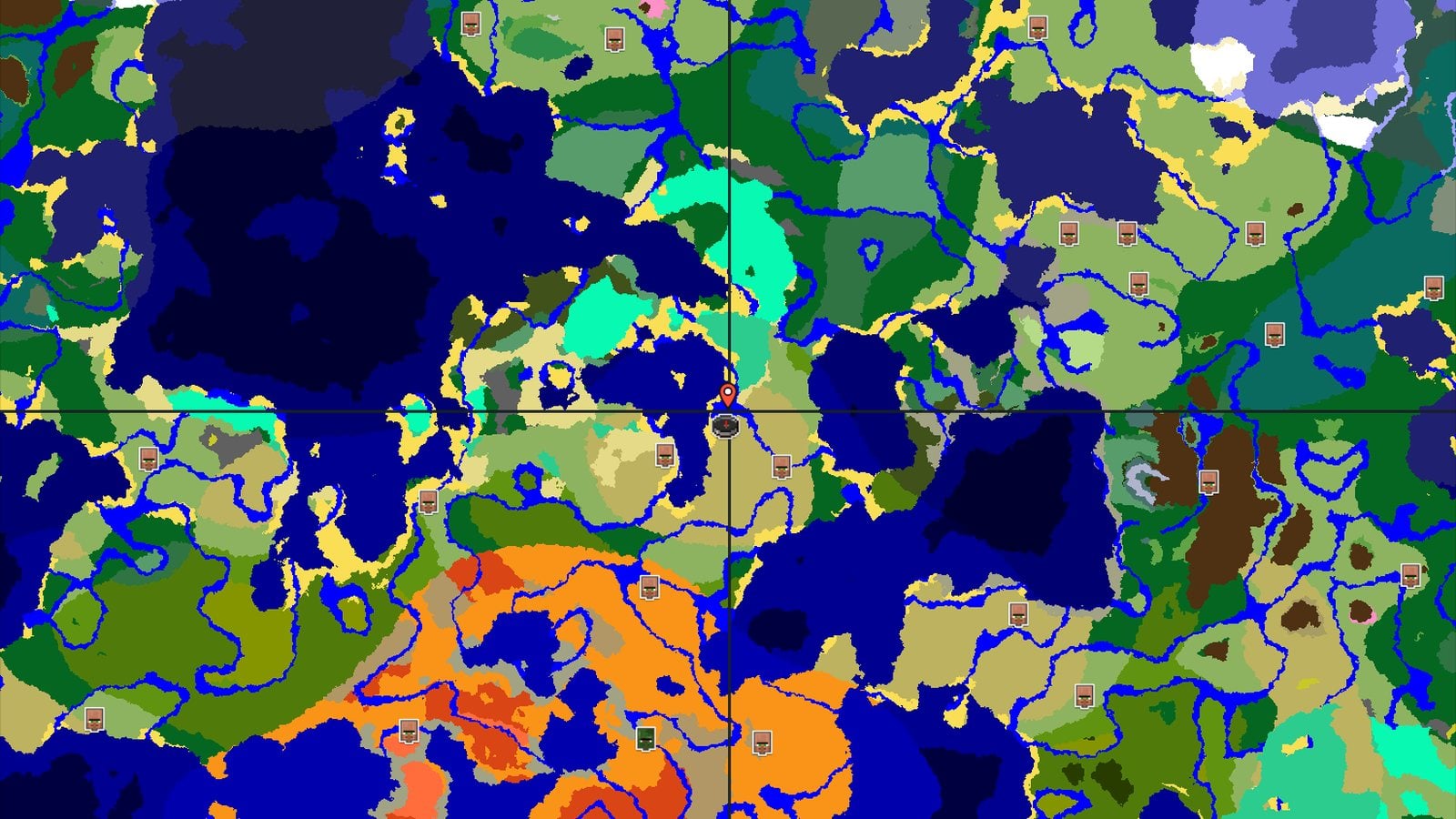 Savanna Spawn with a Mangrove Swamp Nearby — Minecraft seed preview