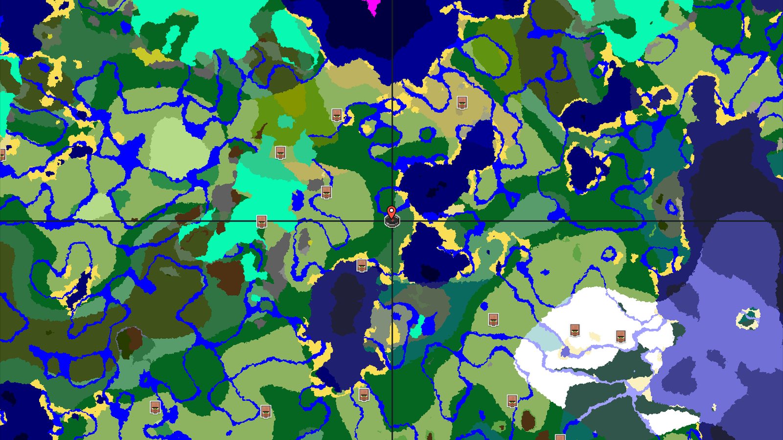 Forest and Plains with an Abandoned Camp — Minecraft seed preview