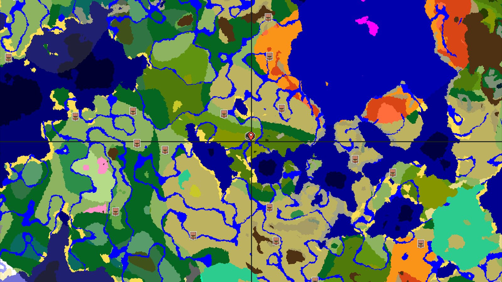 Bamboo Jungle Spawn with Nearby Temple and Savannah — Minecraft seed preview