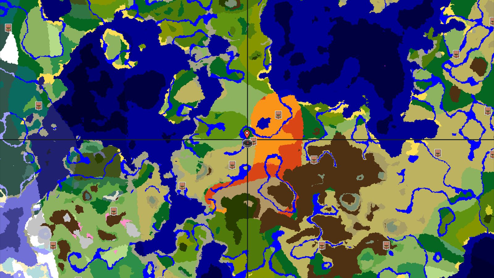 Savanna Spawn with Desert Village Nearby — Minecraft seed preview