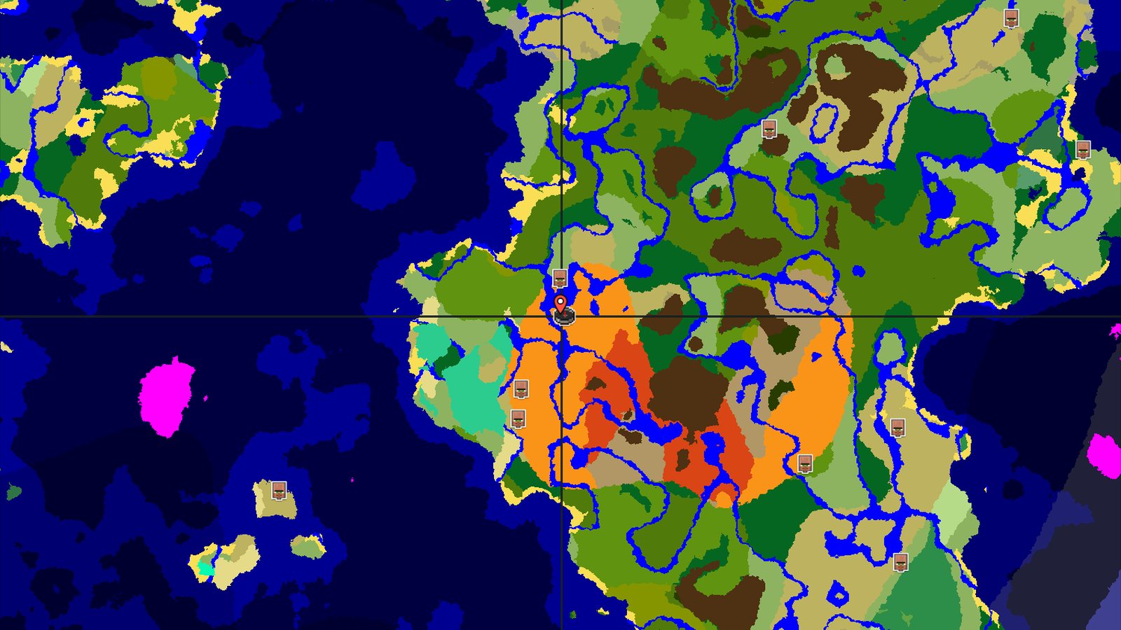 Desert Start with Quick Pyramid and Trial Chambers — Minecraft seed preview