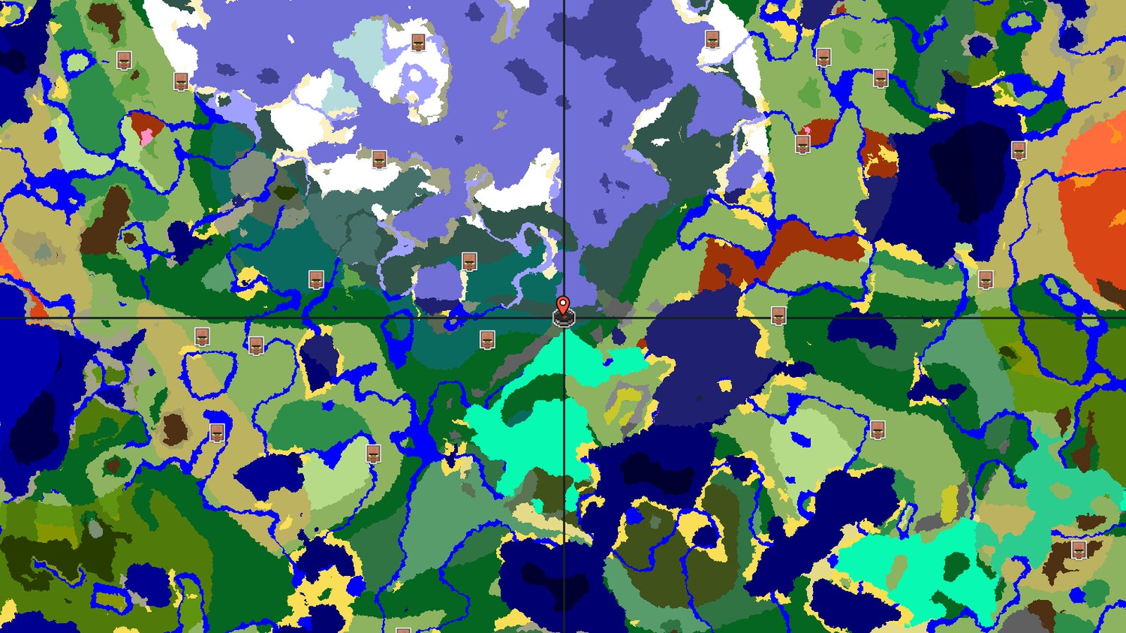 Abandoned Camp in a Snowy Taiga with a Nearby Lake — Minecraft seed preview