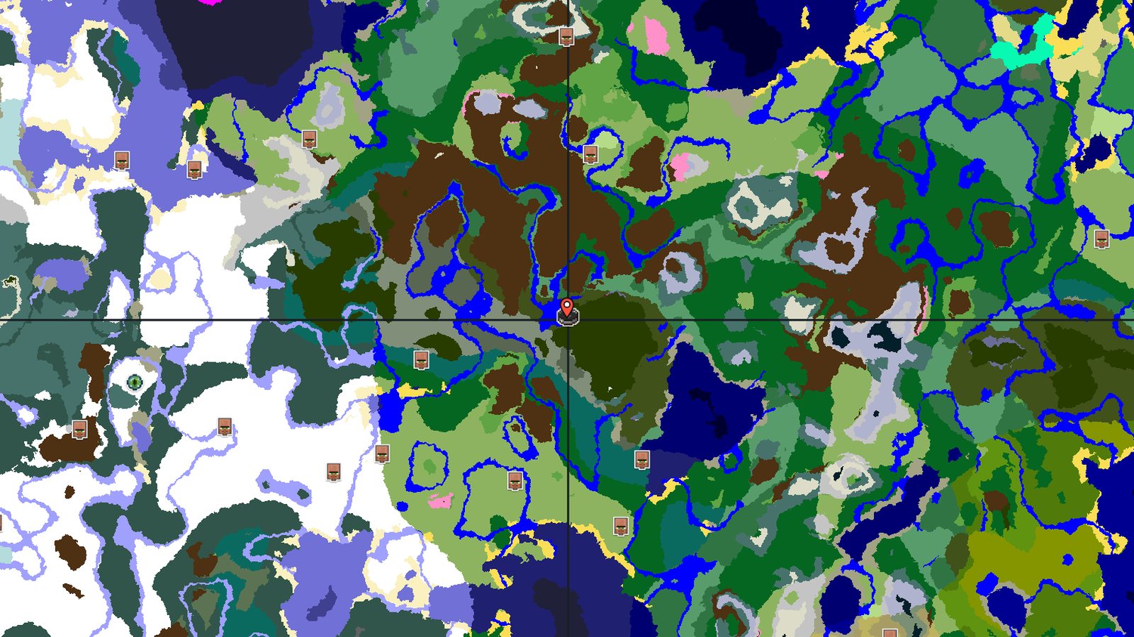 Woodland Mansion in a Dark Forest — Minecraft seed preview