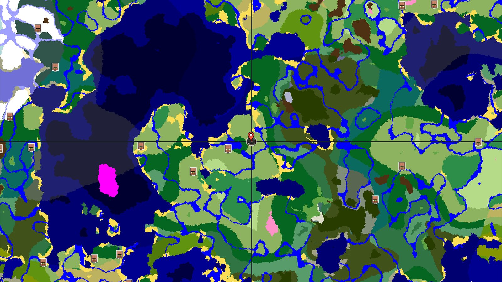 A Quiet Plains Start with Distant Mountain Views — Minecraft seed preview