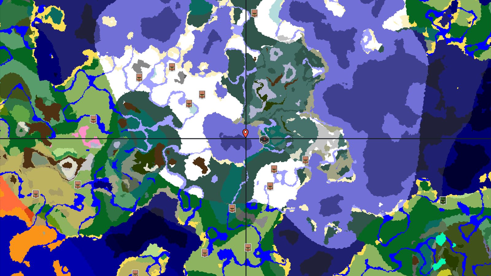Ancient City Near Spawn in a Frozen World — Minecraft seed preview