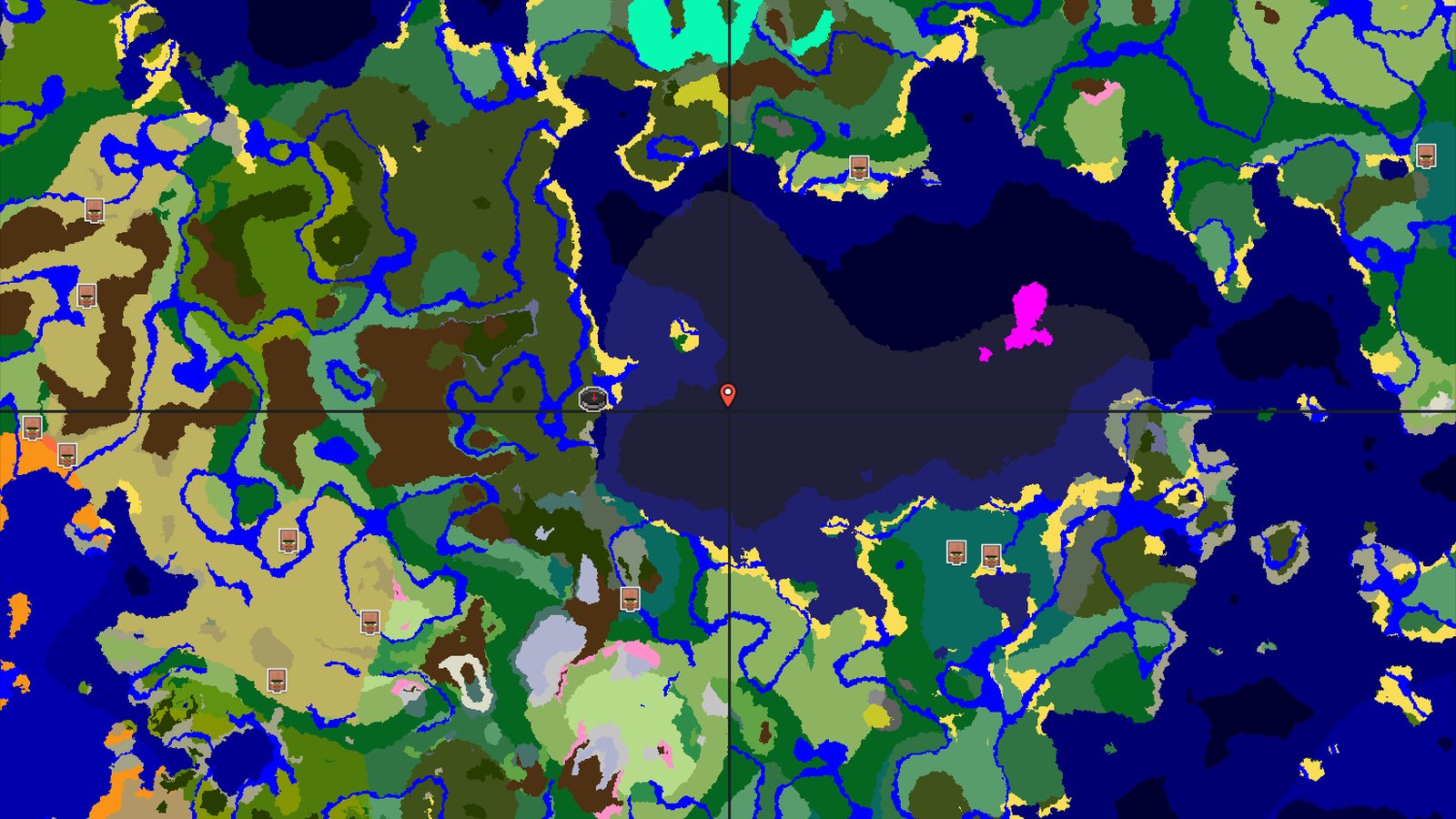 Dark Forest Spawn Near Trial Chambers and Ocean — Minecraft seed preview