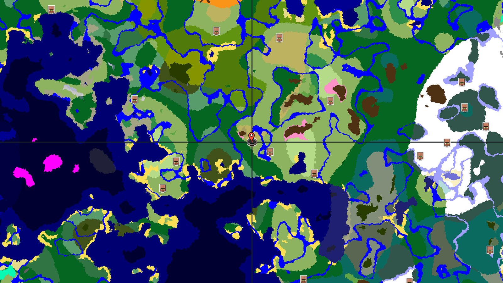 Cherry Blossom Hills with a Savanna Village — Minecraft seed preview