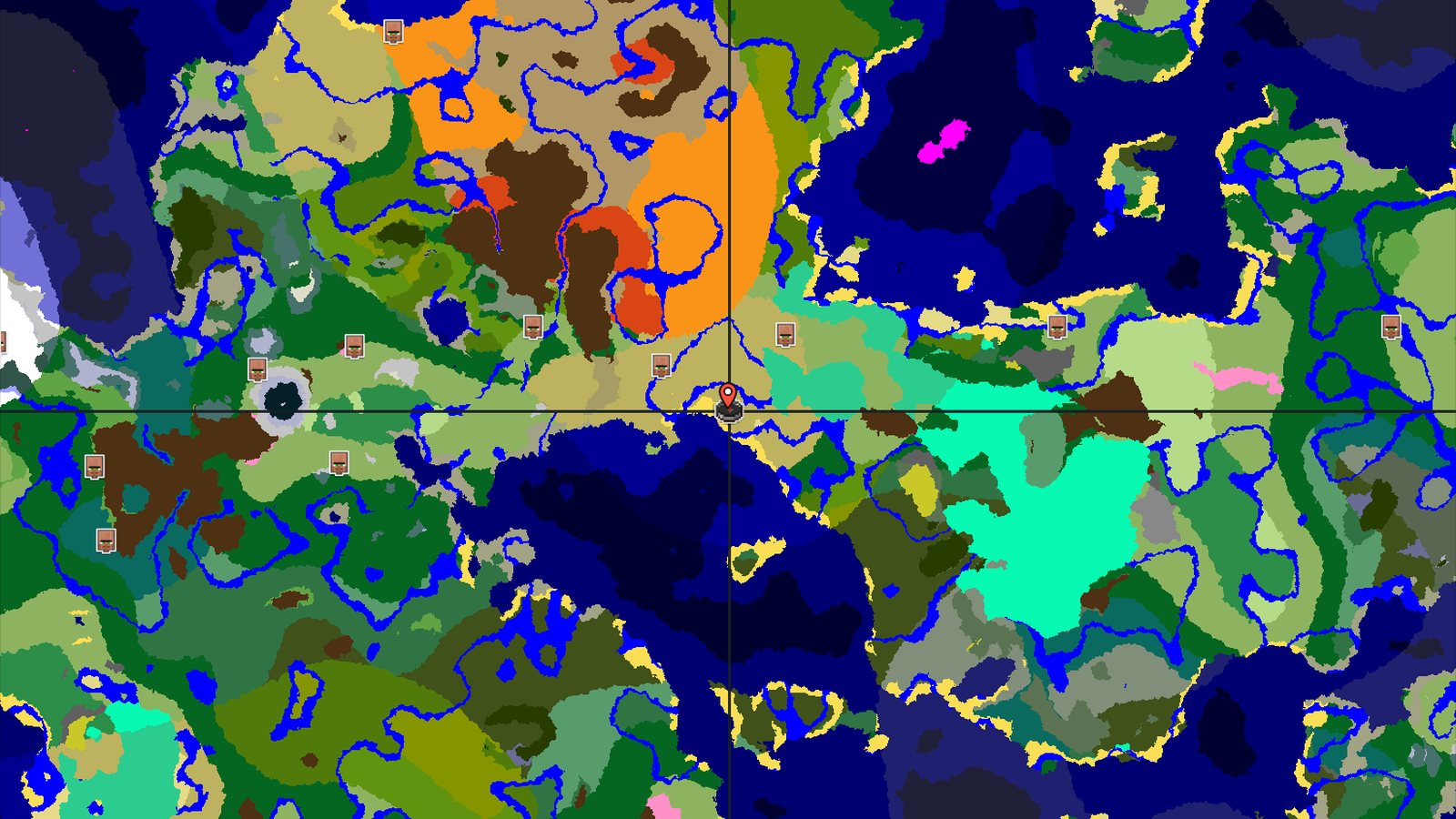 Savanna Spawn with a Mangrove Swamp Nearby — Minecraft seed preview