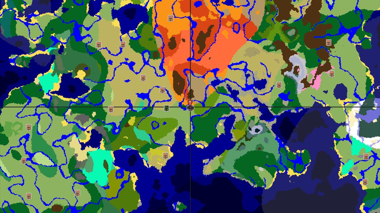 Abandoned Village and Badlands Near Spawn — Minecraft seed preview