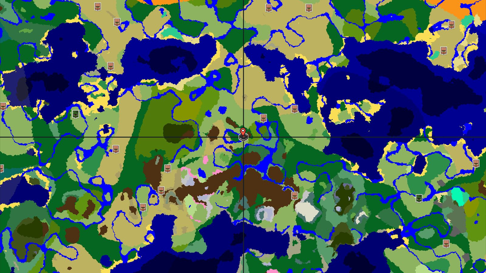 Spawn in Plains with Nearby Savanna and Jungles — Minecraft seed preview
