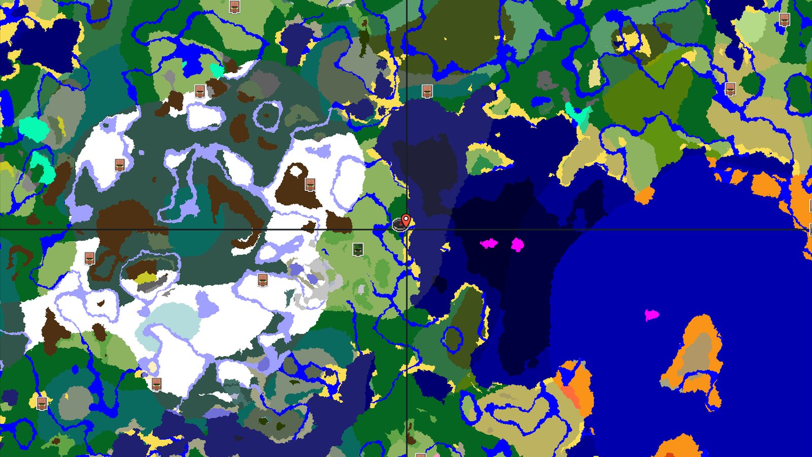 Spawn in a Forest, Explore Nearby Structures — Minecraft seed preview