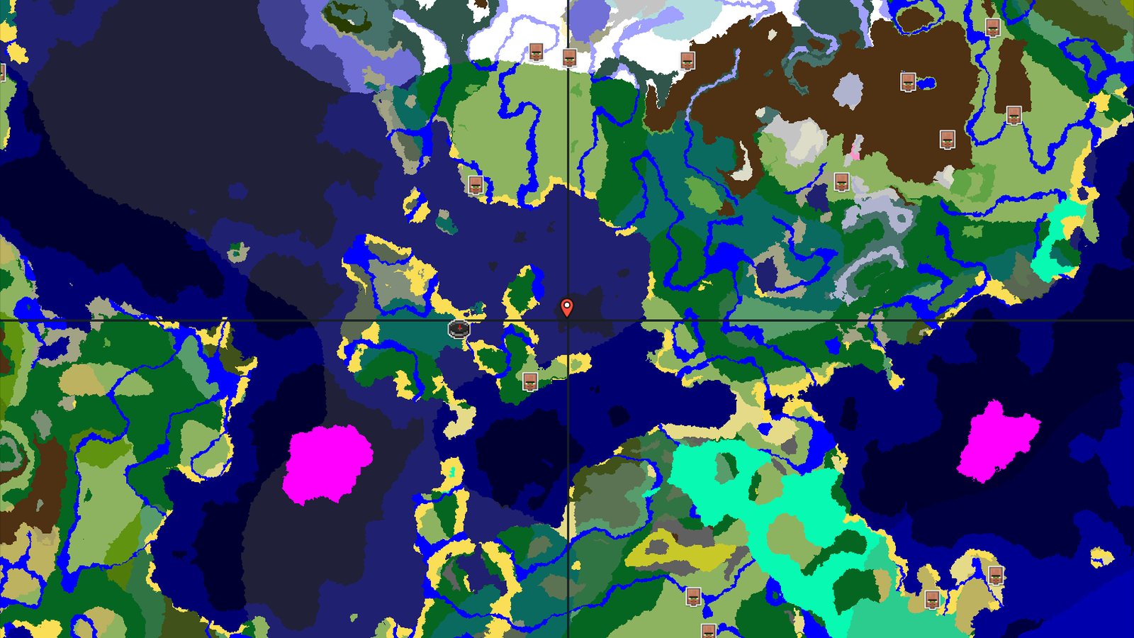 Large Survival Island with Taiga and Forest — Minecraft seed preview