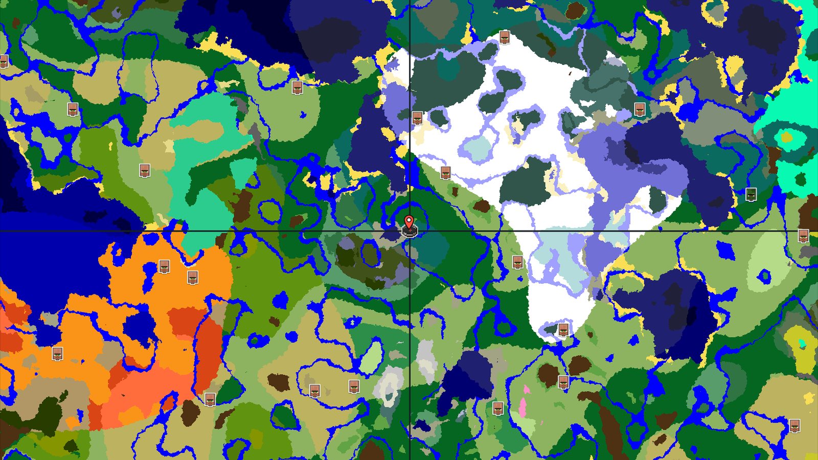 Taiga Spawn with Nearby Ruined Portal and Village — Minecraft seed preview