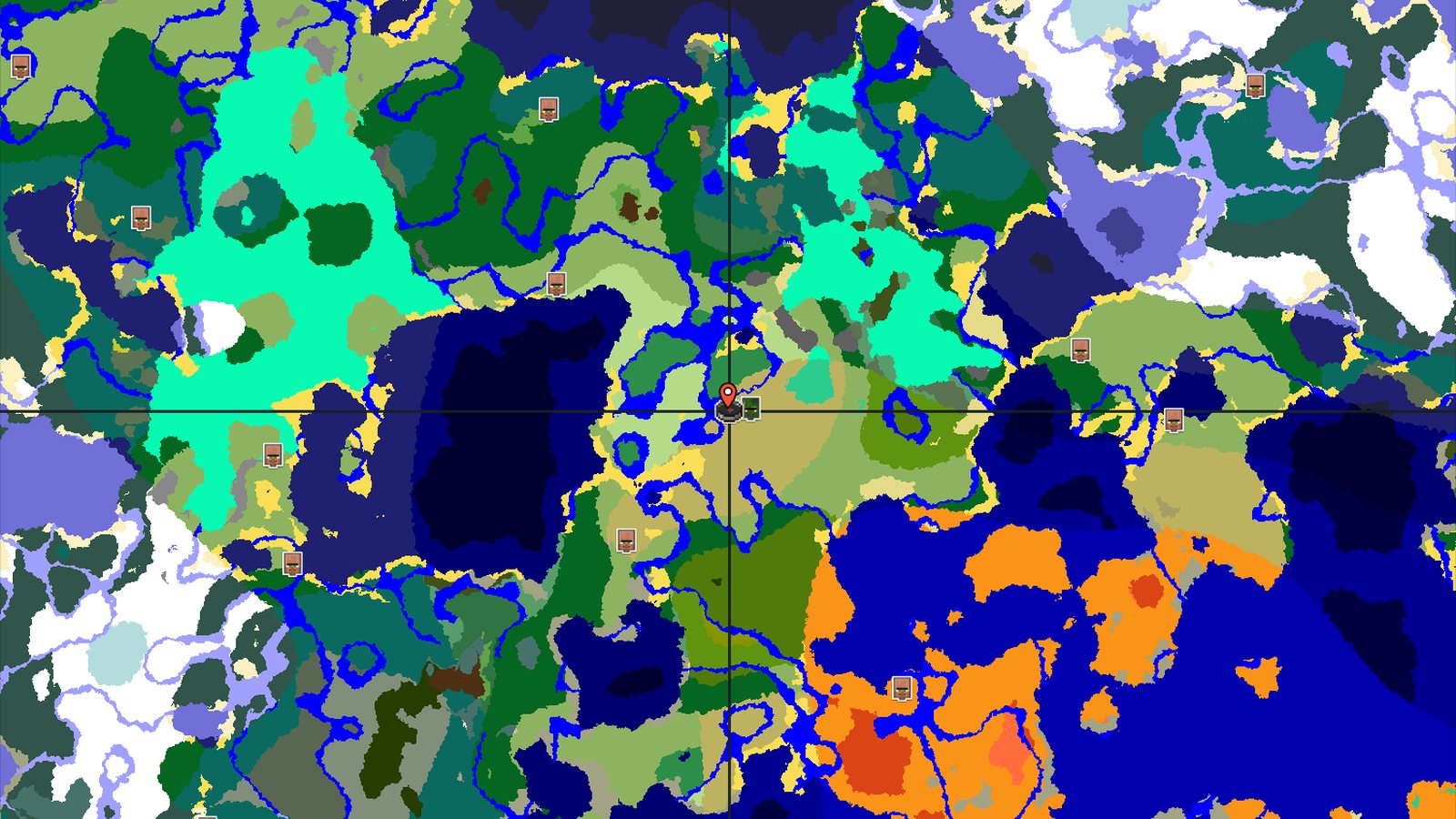 Savanna Spawn with a Close Abandoned Village — Minecraft seed preview