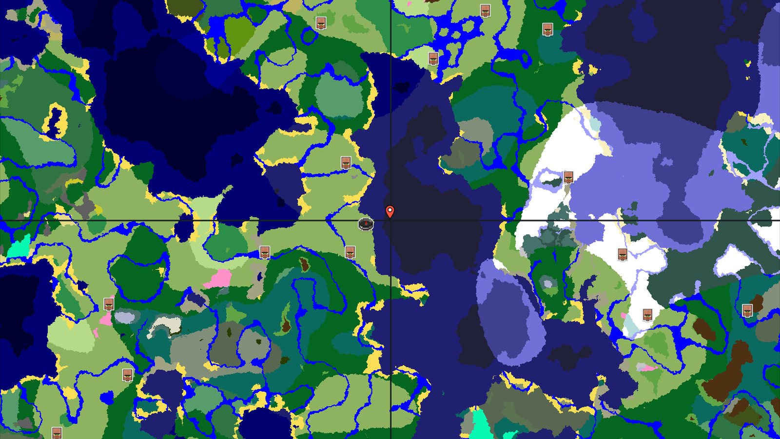 Ocean, Plains, and a Deep Mineshaft Close to Spawn — Minecraft seed preview