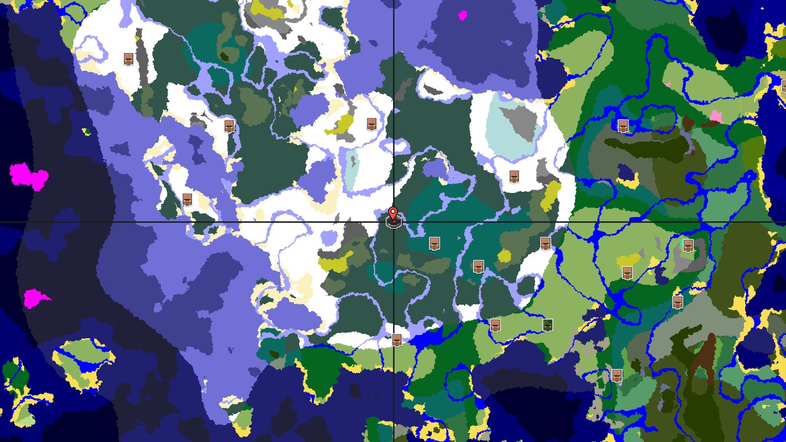 Snowy Taiga Spawn With Nearby Trial Chambers — Minecraft seed preview