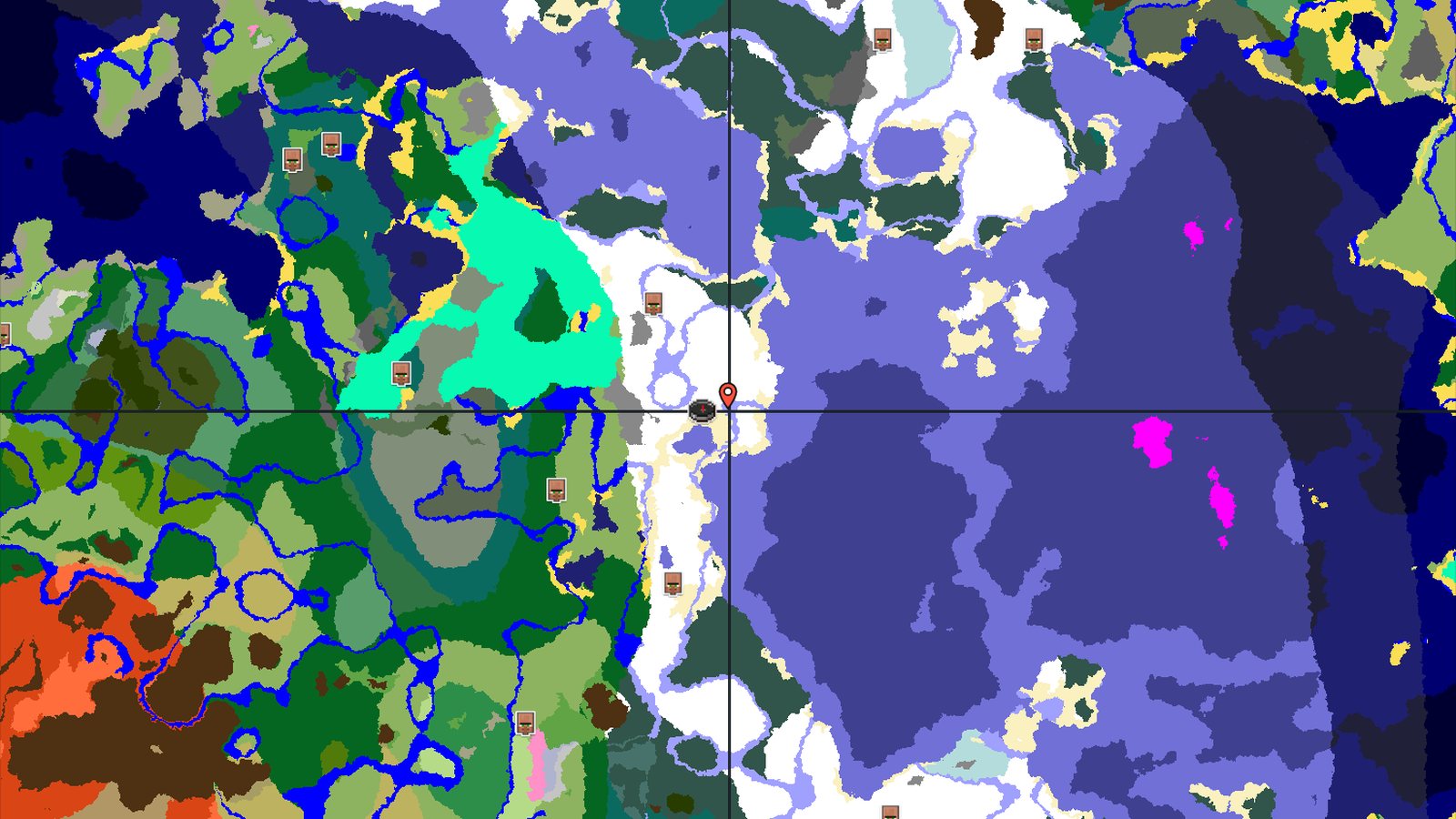 Frozen Ocean Start with Nearby Shipwreck — Minecraft seed preview