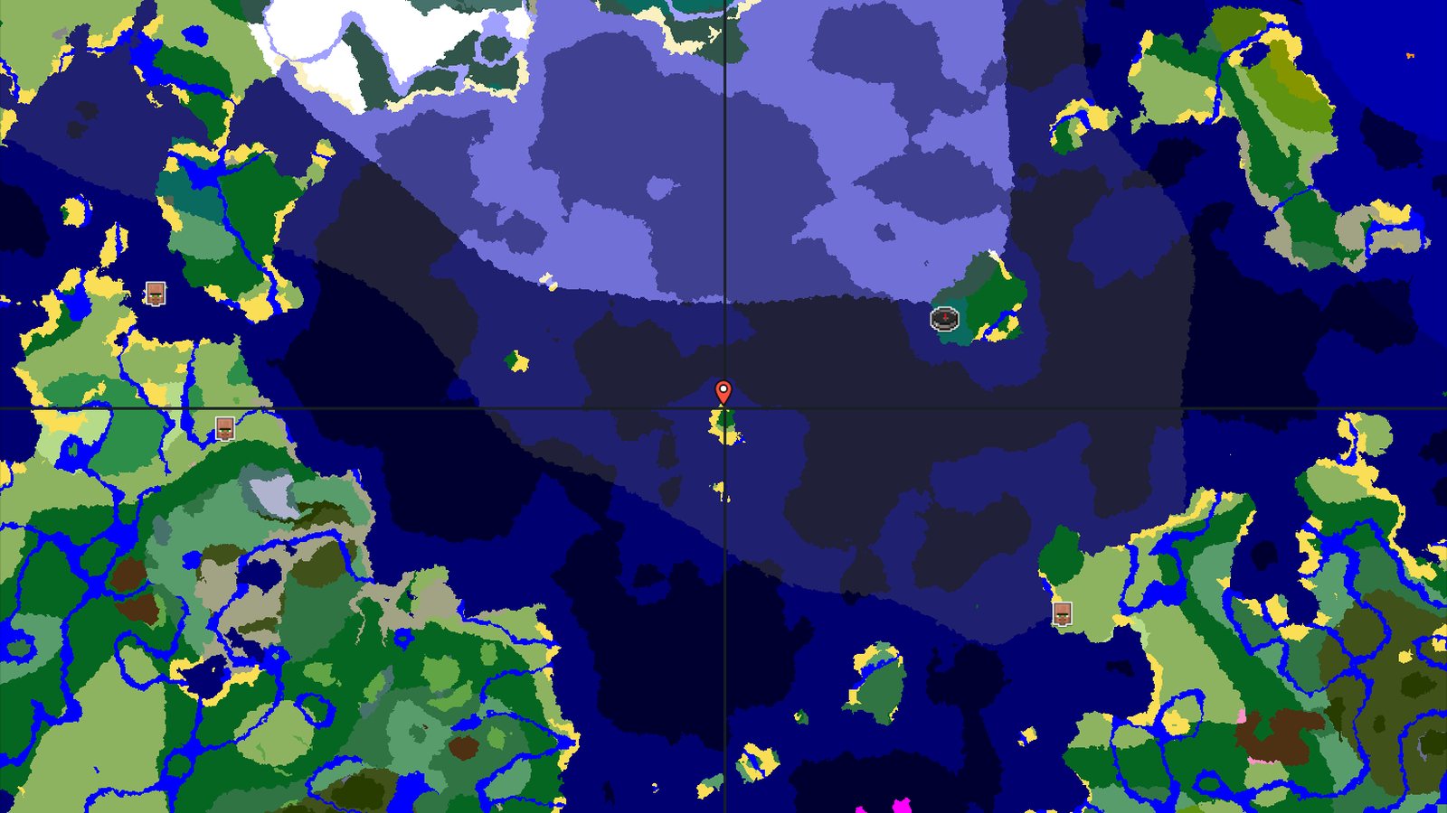 An Island Taiga Spawn with Quick Access to the Deep — Minecraft seed preview