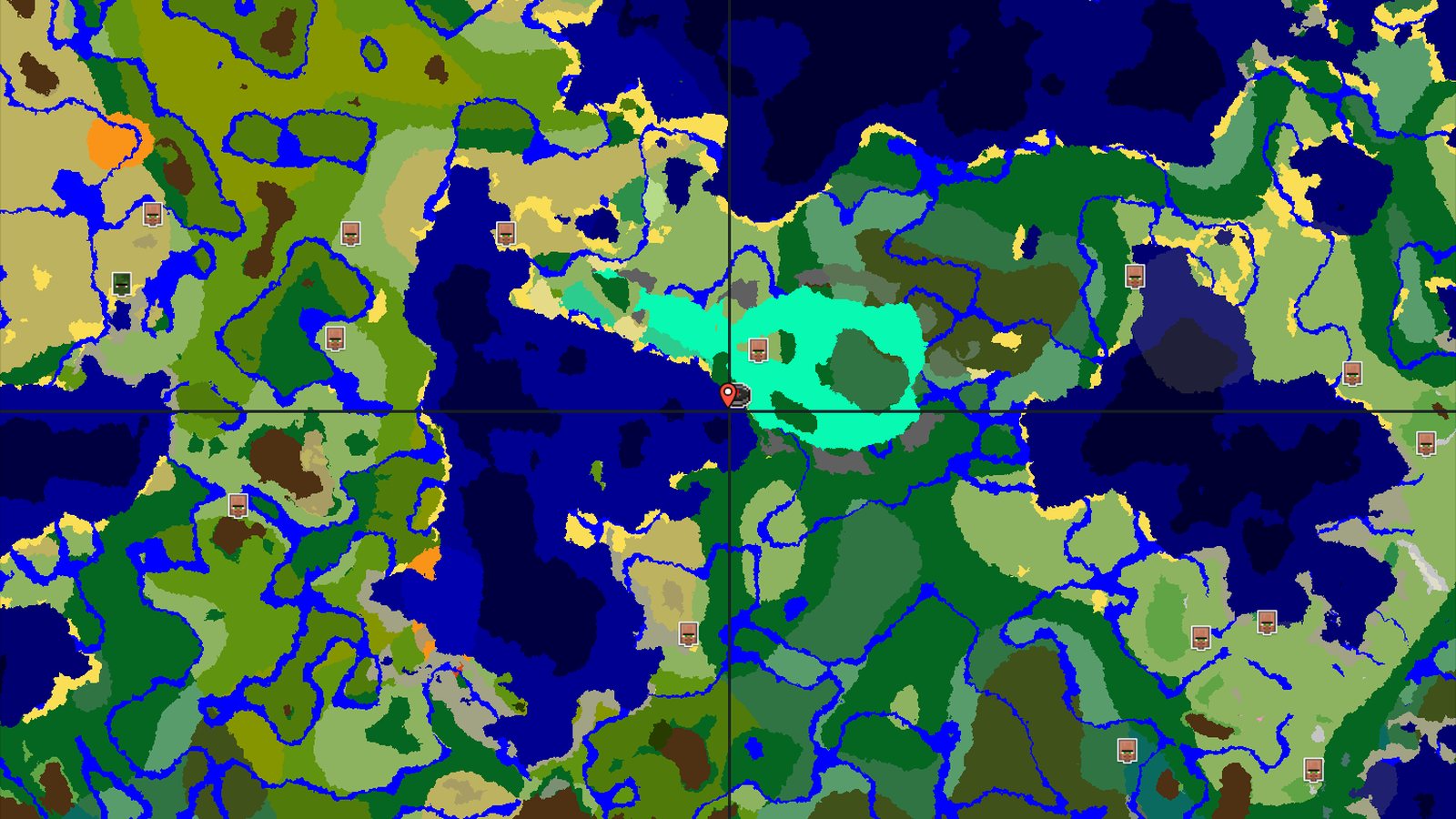 Trial Chambers and Lush Swamps Near a Forest Spawn — Minecraft seed preview