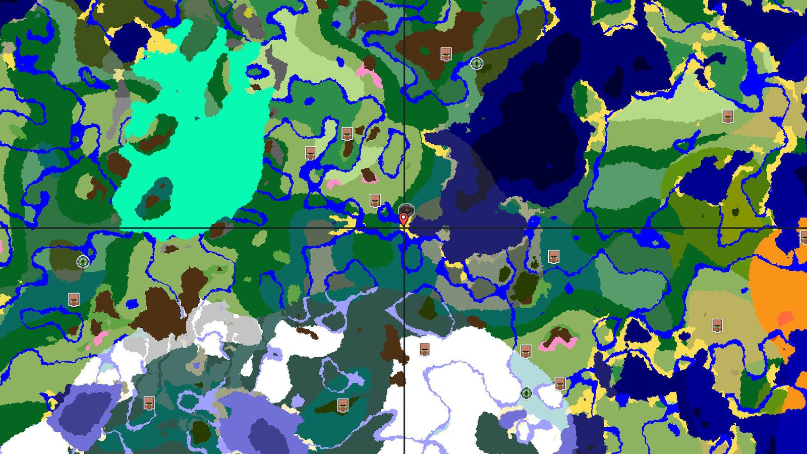Dappled Forest Next to a Taiga Village — Minecraft seed preview