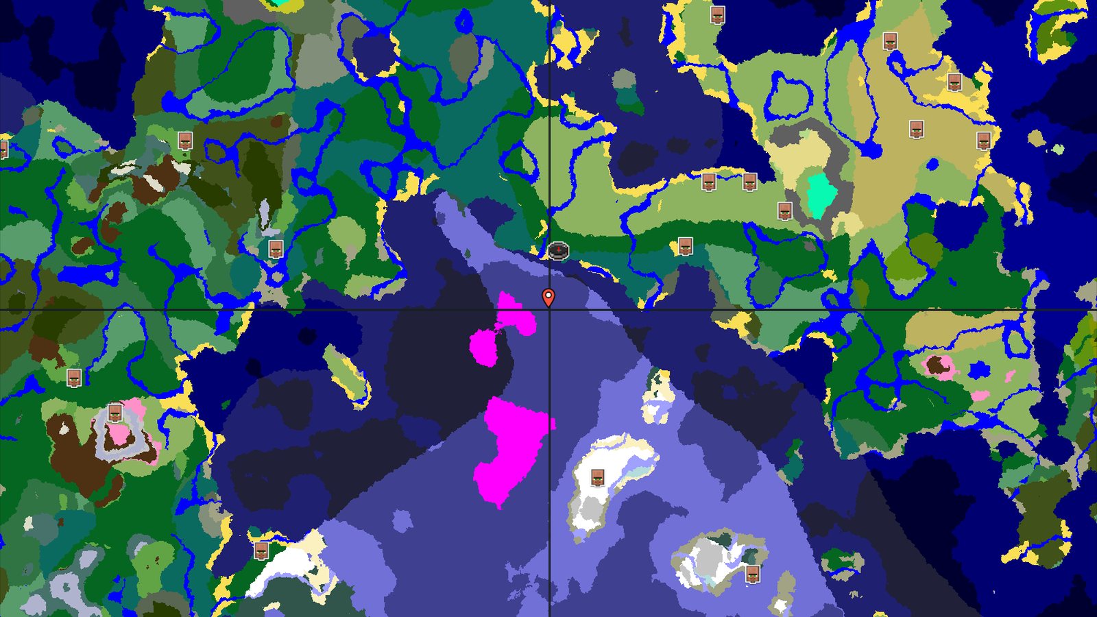 Mushroom Fields Near Taiga Spawn — Minecraft seed preview