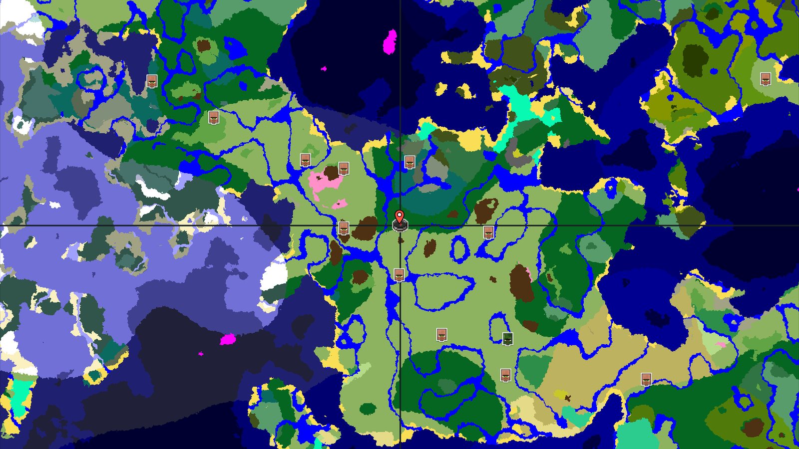 Forest Spawn with a Nearby Cherry Grove — Minecraft seed preview
