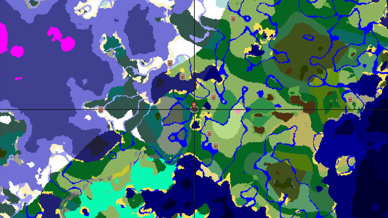 Forest Spawn with a Near Pillager Outpost — Minecraft seed preview