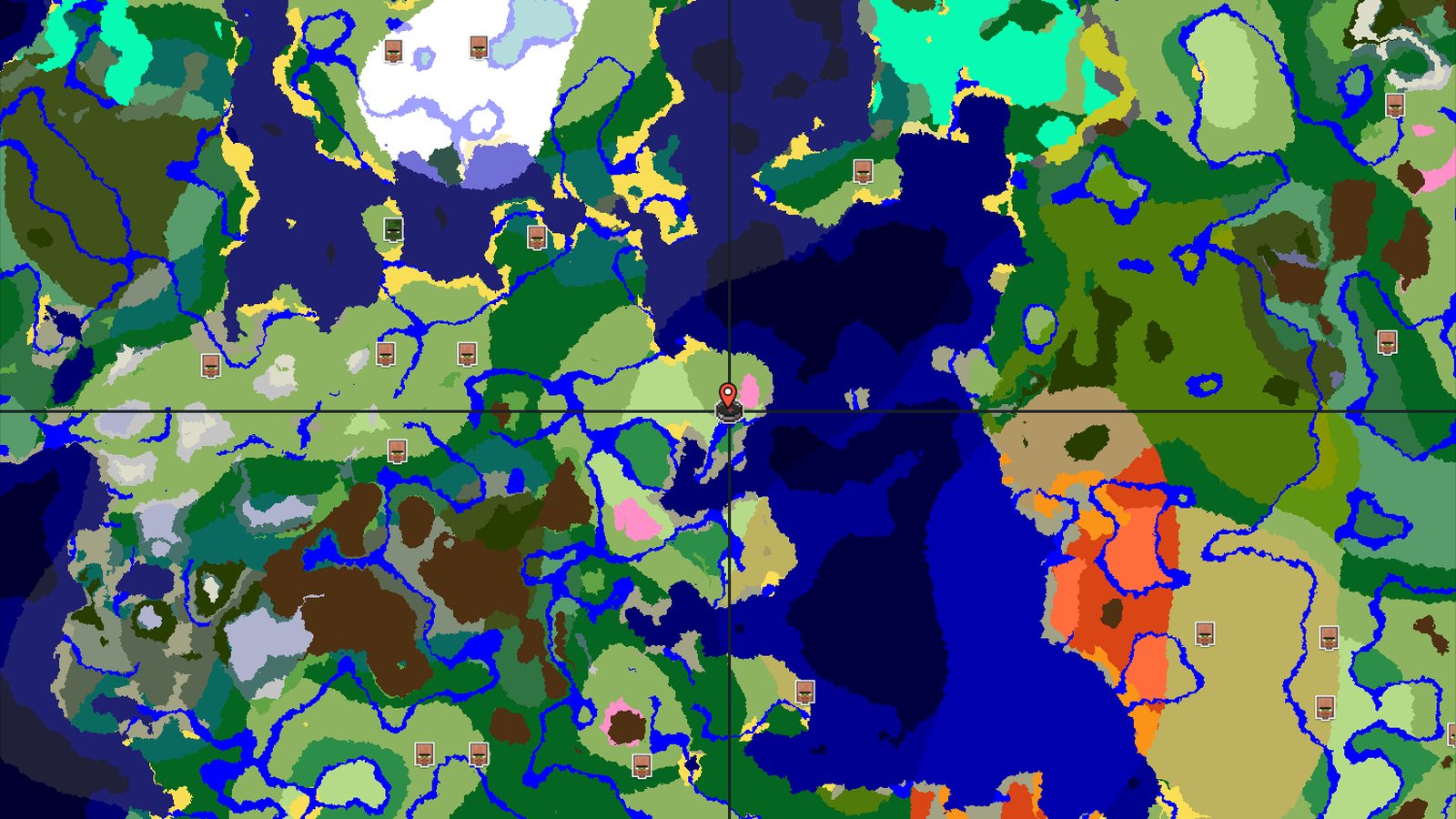 Cherry Grove and Trial Chambers Close to Spawn — Minecraft seed preview